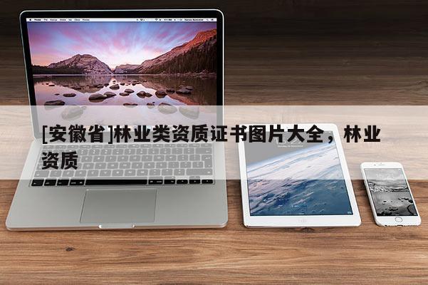 [安徽省]林業類資質證書圖片大全，林業 資質