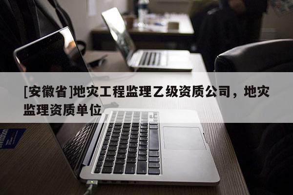 [安徽省]地災工程監理乙級資質公司，地災監理資質單位
