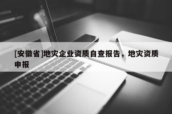 [安徽省]地災企業資質自查報告，地災資質申報