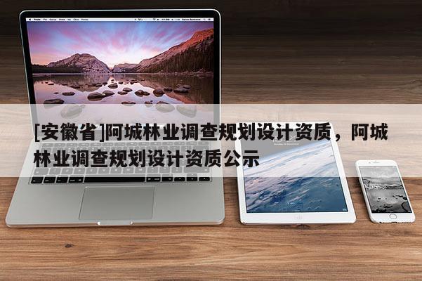 [安徽省]阿城林業調查規劃設計資質，阿城林業調查規劃設計資質公示