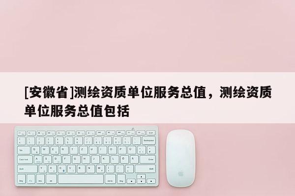 [安徽省]測繪資質單位服務總值，測繪資質單位服務總值包括