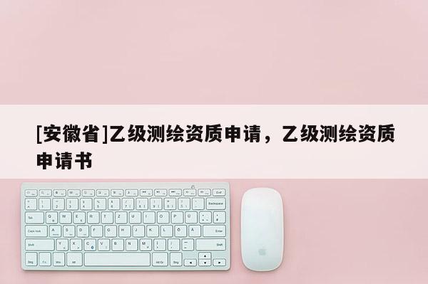 [安徽省]乙級測繪資質申請，乙級測繪資質申請書