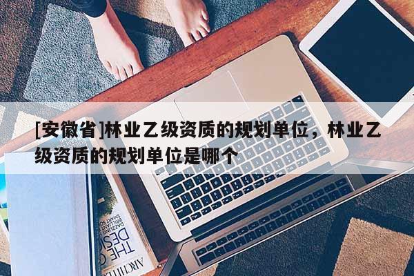 [安徽省]林業乙級資質的規劃單位，林業乙級資質的規劃單位是哪個