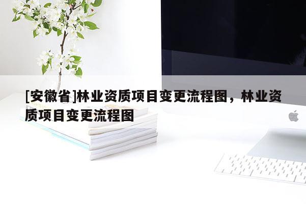 [安徽省]林業資質項目變更流程圖，林業資質項目變更流程圖