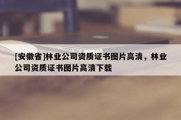 [安徽省]林業公司資質證書圖片高清，林業公司資質證書圖片高清下載
