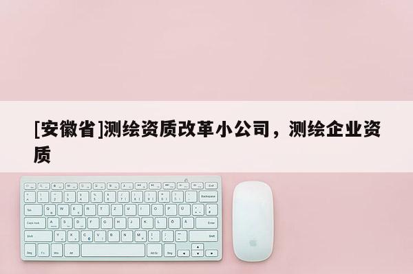 [安徽省]測繪資質改革小公司，測繪企業資質